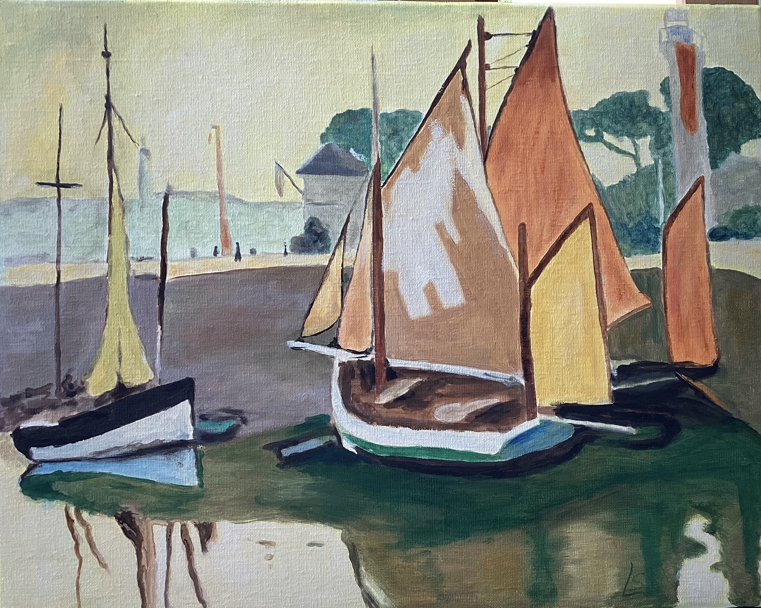 Port de La Rochelle, marée basse